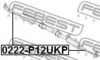 FEBEST 0222-P12UKP Tie Rod Axle Joint